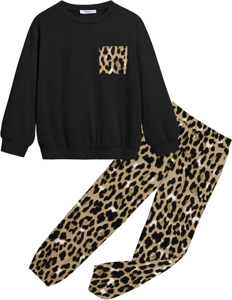 Arshiner Girls 2 Piece Outfits Casual Sets Sweatshirts and Sweatpants