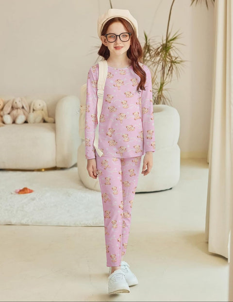 Arshiner Girls 2 Piece Outfits Slim Shirt and Leggings Set