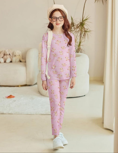 Arshiner Girls 2 Piece Outfits Long Sleeve Shirt and Leggings Set