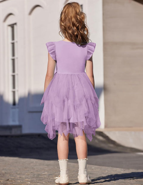 Arshiner Toddler Tutu Dress Girls Irregular Princess Formal Dresses