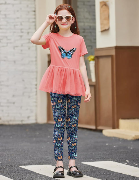 Arshiner Girls 2 Piece Outfits Casual Clothing Sets
