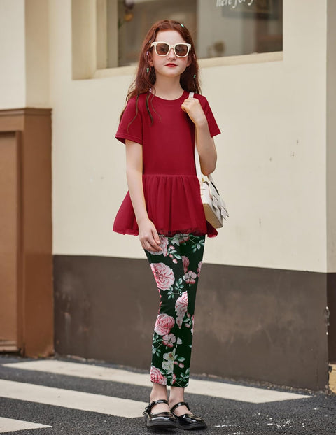 Arshiner Girls 2 Piece Outfits Casual Clothing Sets