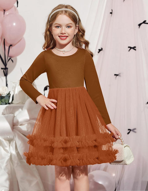 Arshiner Girls Tutu Dresses Toddler Fluffy Tulle Party Dress