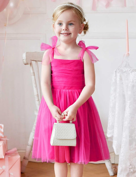 Arshiner Toddler Tutu Dress Girls Sleeveless Party Dresses 2-6Y