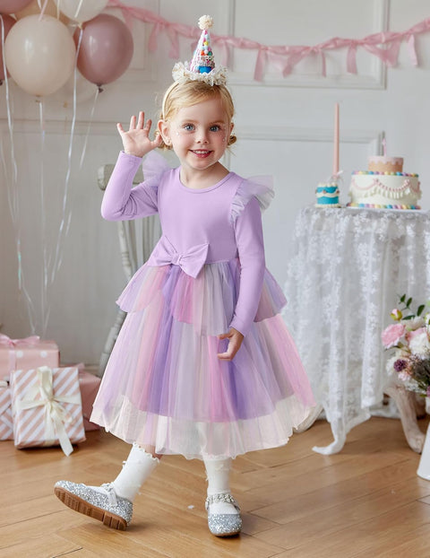 Arshiner Toddler Girls Tutu Dress Princess Tiered Party Dresses