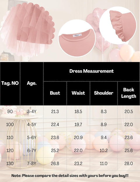 Arshiner Toddler Tutu Dress Girls Irregular Princess Formal Dresses