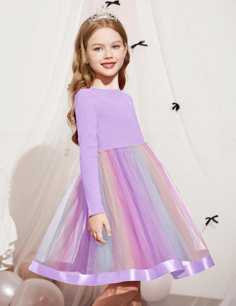 Arshiner Toddler Tutu Dress Little Girls Holiday Party Dresses