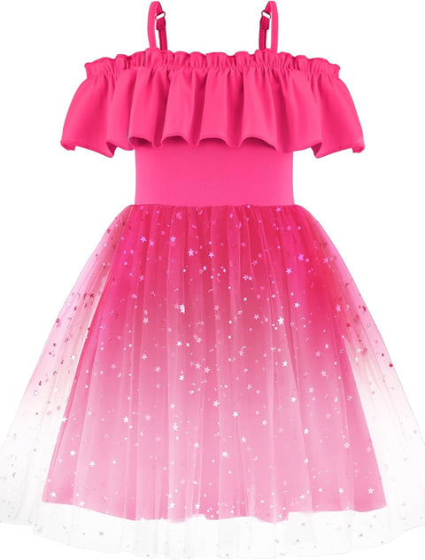 Arshiner Toddler Girl Tulle Dress Girls Sequin Dresses