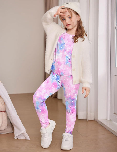 Arshiner Thermal Long Johns Girls Base Layer Top and Bottom Set
