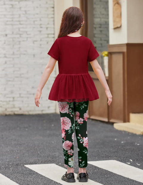Arshiner Girls 2 Piece Outfits Casual Clothing Sets