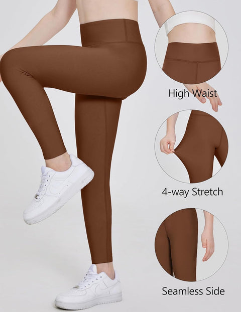 Arshiner Girls Fleece Lined Leggings Resistant Warm Yoga Pants