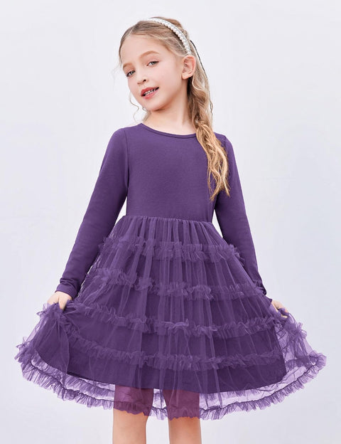 Arshiner Toddler Tutu Dress Girls Ruffle Tiered Party Dresses