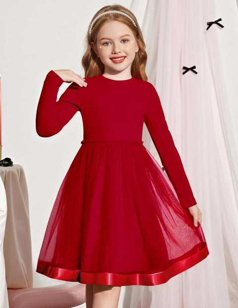 Arshiner Toddler Tutu Dress Little Girls Holiday Party Dresses