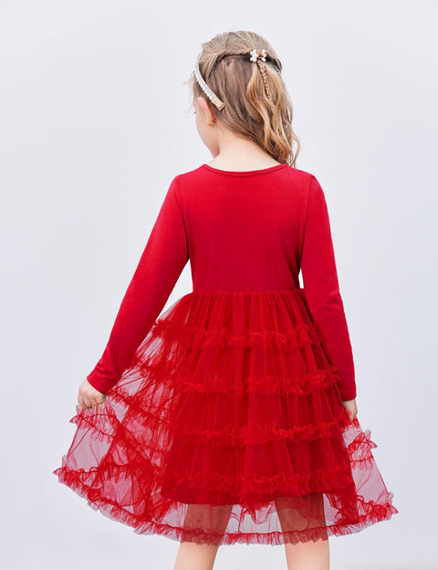 Arshiner Toddler Tutu Dress Girls Ruffle Tiered Party Dresses
