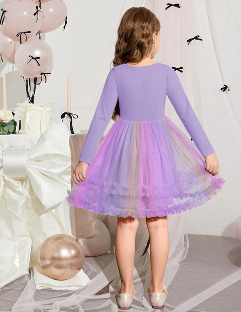 Arshiner Girls Tutu Dresses Toddler Fluffy Tulle Party Dress