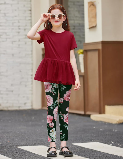 Arshiner Girls 2 Piece Outfits Casual Clothing Sets