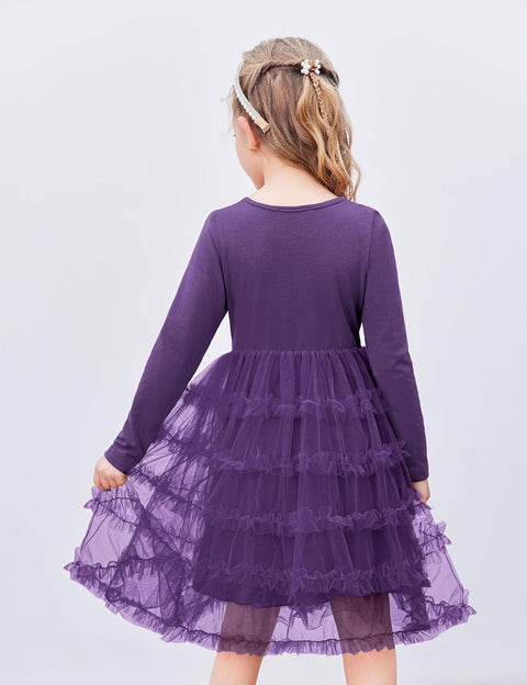 Arshiner Toddler Tutu Dress Girls Ruffle Tiered Party Dresses