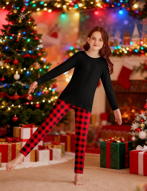 Arshiner Girls 2 Piece Outfits Slim Shirt and Leggings Set