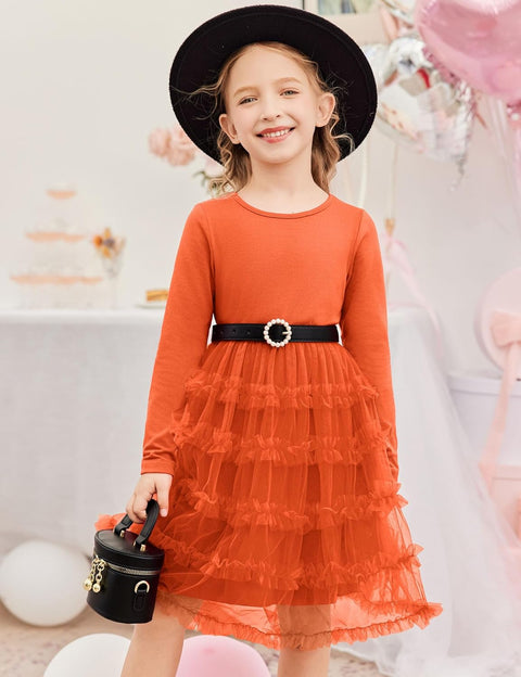 Arshiner Toddler Tutu Dress Girls Ruffle Tiered Party Dresses
