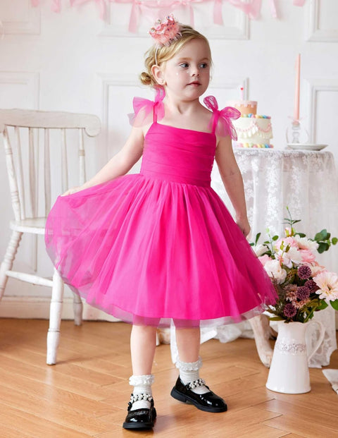 Arshiner Toddler Tutu Dress Girls Sleeveless Party Dresses 2-6Y