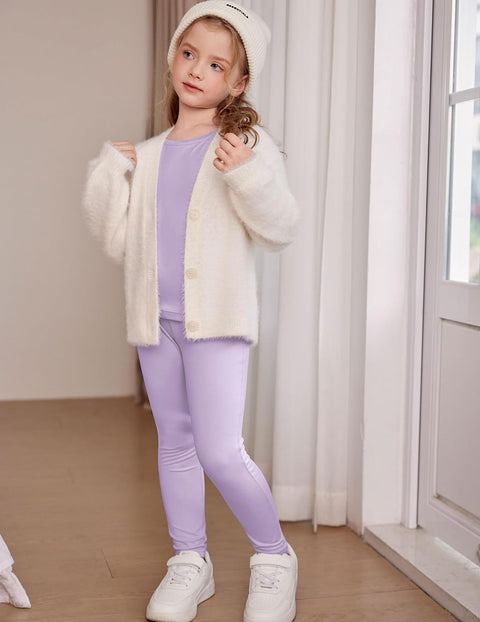 Arshiner Thermal Long Johns Girls Base Layer Top and Bottom Set