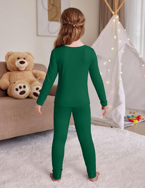 Arshiner Thermal Long Johns Girls Base Layer Top and Bottom Set