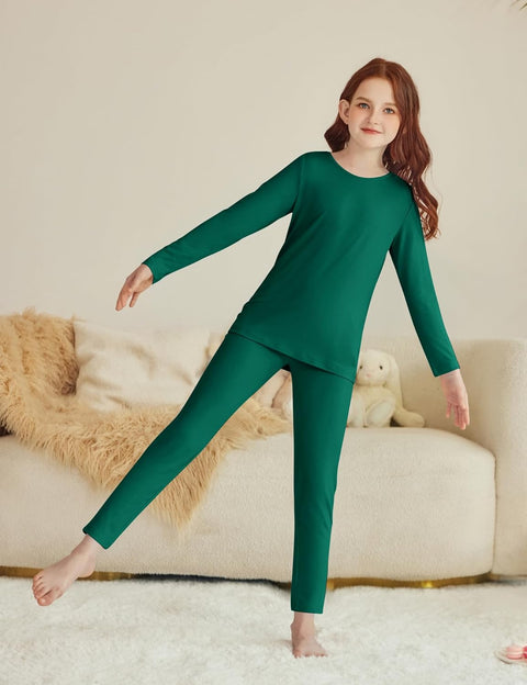Arshiner Girls 2 Piece Outfits Slim Shirt and Leggings Set