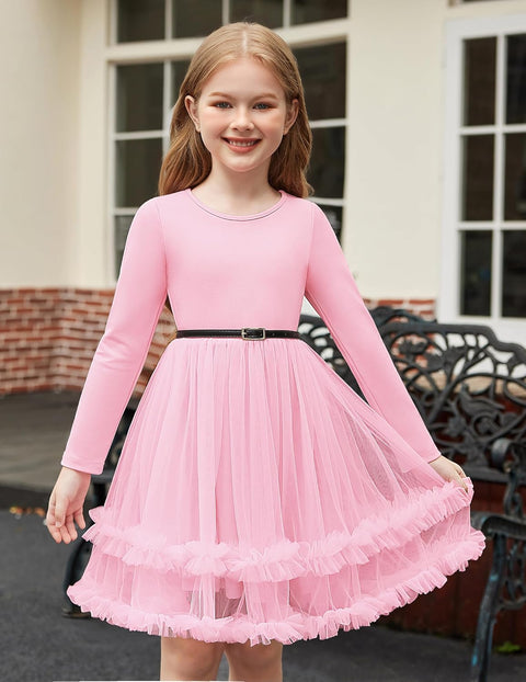 Arshiner Girls Tutu Dresses Toddler Fluffy Tulle Party Dress