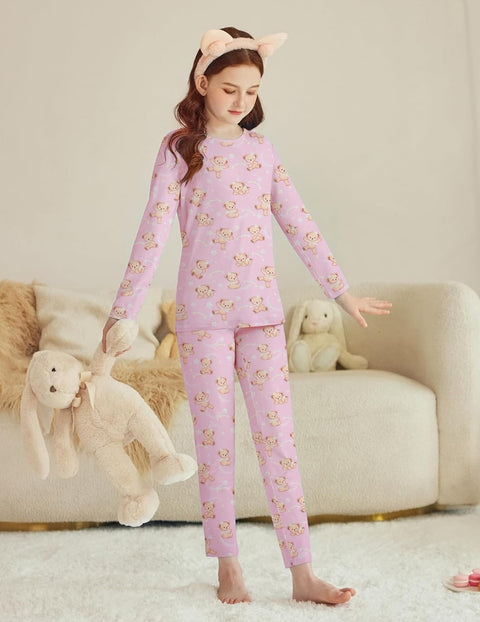 Arshiner Girls 2 Piece Outfits Long Sleeve Shirt and Leggings Set