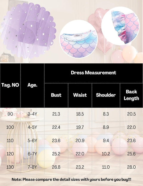 Arshiner Toddler Tutu Dress Girls Irregular Princess Formal Dresses