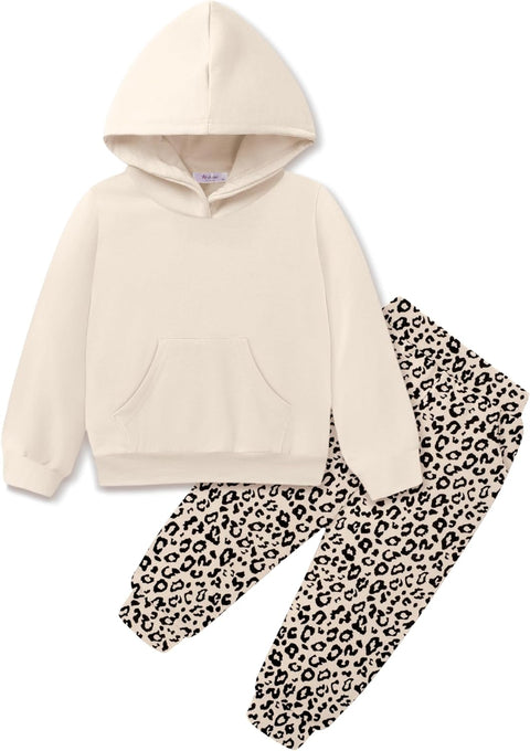 Arshiner Toddler Girl's 2Pcs Outfits Sets Hoodie Pants Set
