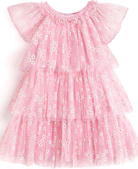 Arshiner Girls Tulle Dress Toddler Layered Tutu Dresses