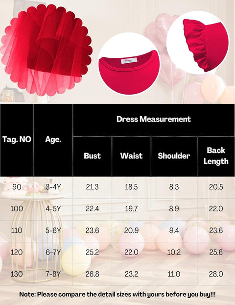 Arshiner Toddler Tutu Dress Girls Irregular Princess Formal Dresses