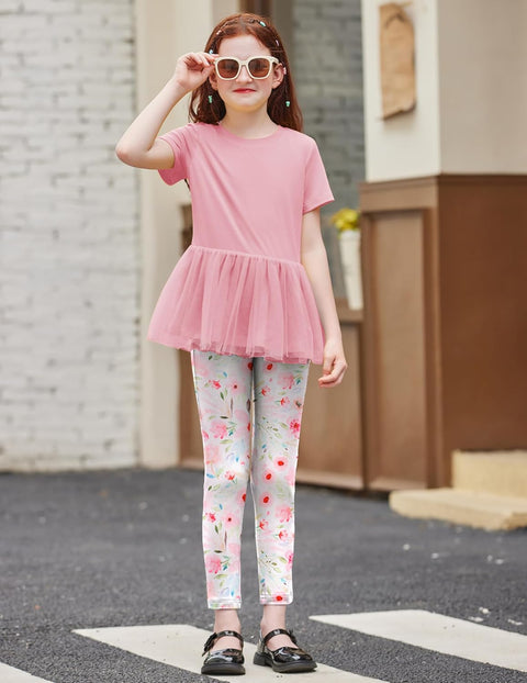 Arshiner Girls 2 Piece Outfits Casual Clothing Sets