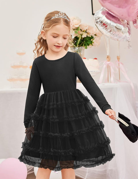Arshiner Toddler Tutu Dress Girls Ruffle Tiered Party Dresses
