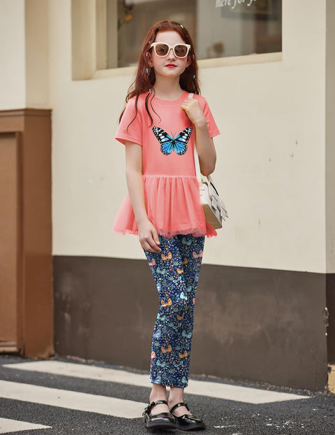 Arshiner Girls 2 Piece Outfits Casual Clothing Sets