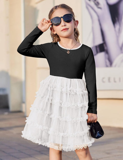 Arshiner Toddler Tutu Dress Girls Ruffle Tiered Party Dresses