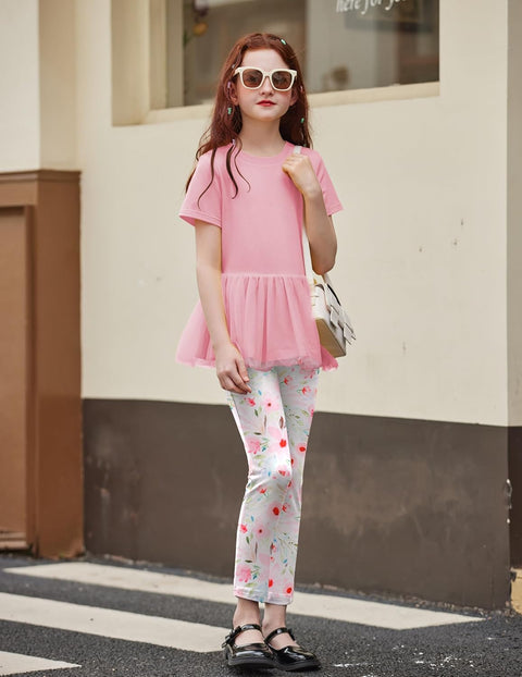 Arshiner Girls 2 Piece Outfits Casual Clothing Sets