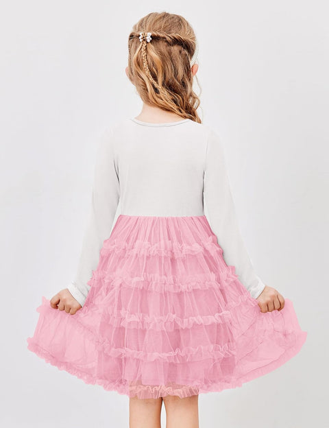 Arshiner Toddler Tutu Dress Girls Ruffle Tiered Party Dresses