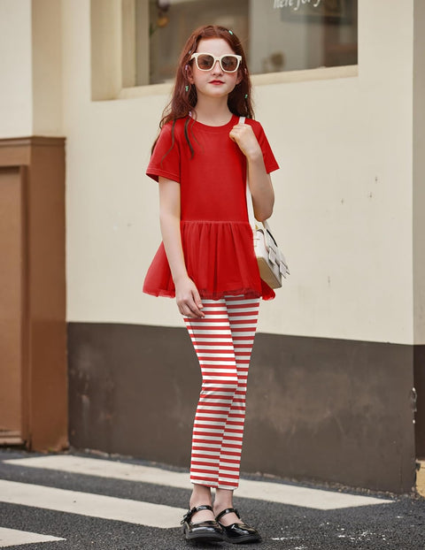 Arshiner Girls 2 Piece Outfits Casual Clothing Sets