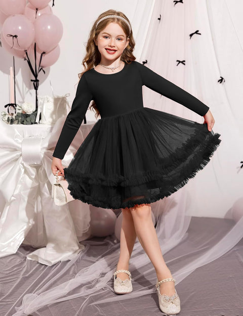 Arshiner Girls Tutu Dresses Toddler Fluffy Tulle Party Dress