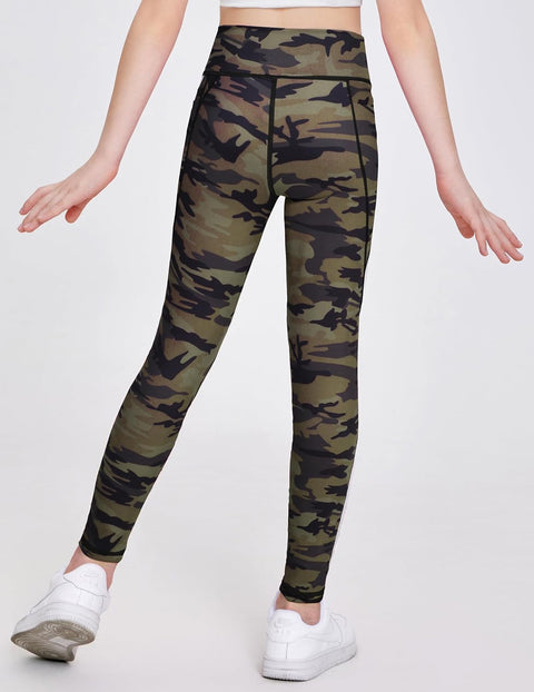 Arshiner Girls Athletic Leggings High Waist Yoga Pants
