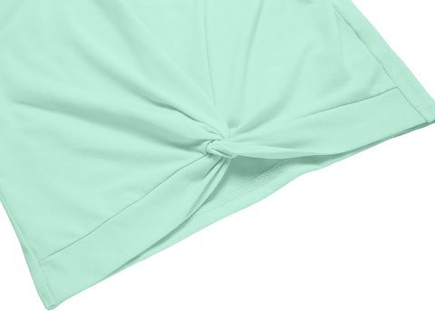 Arshiner Girls Clothing Sets Twist Front Top and Shorts 2 Piece Outfits Activewear Tracksuit 5-14 Year