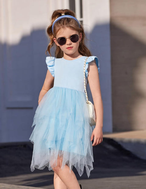 Arshiner Toddler Tutu Dress Girls Irregular Princess Formal Dresses