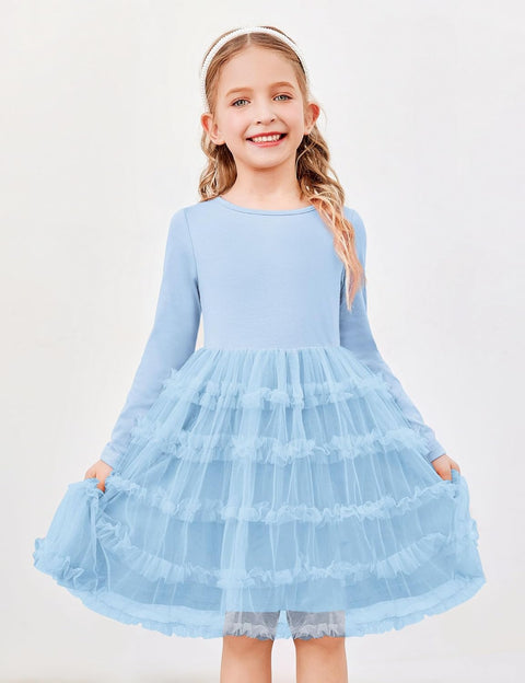 Arshiner Toddler Tutu Dress Girls Ruffle Tiered Party Dresses