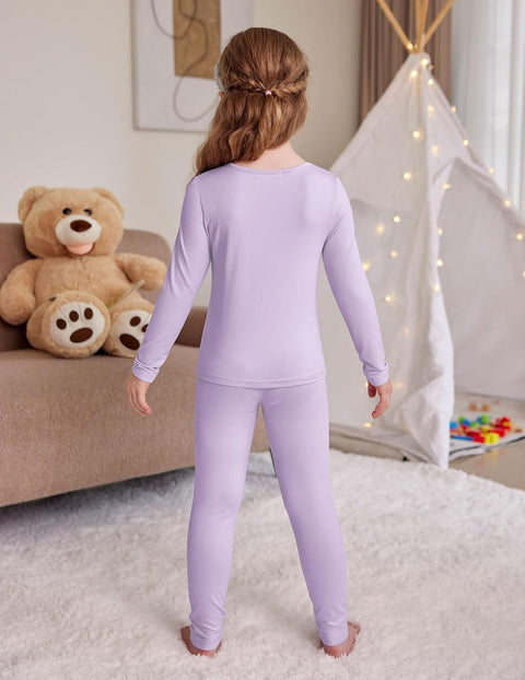 Arshiner Thermal Long Johns Girls Base Layer Top and Bottom Set