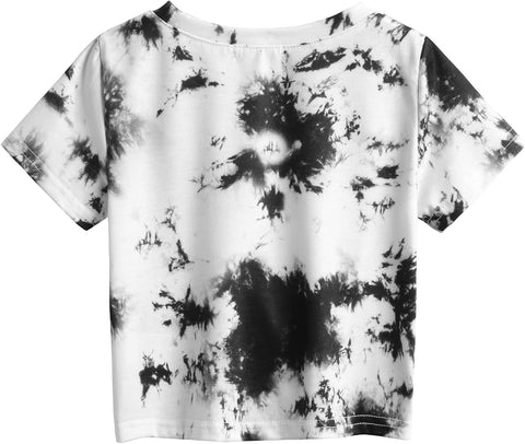 Arshiner Girls Casual Tie Dye Short-Sleeve T-Shirt