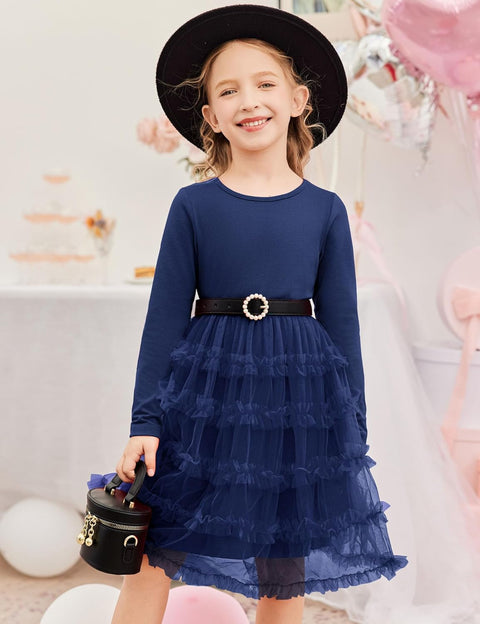 Arshiner Toddler Tutu Dress Girls Ruffle Tiered Party Dresses