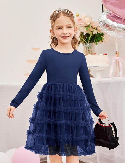 Arshiner Toddler Tutu Dress Girls Ruffle Tiered Party Dresses
