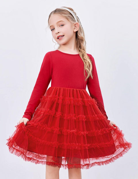 Arshiner Toddler Tutu Dress Girls Ruffle Tiered Party Dresses